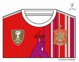 Camiseta del mundial de fútbol 2014 de España