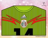 Camiseta del mundial de fútbol 2014 de México