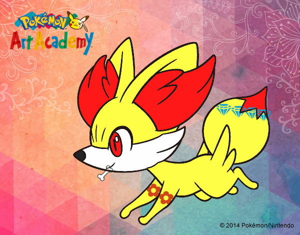 Fennekin corriendo