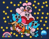 Gumball y amigos contentos