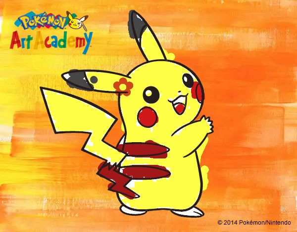 Pikachu de espaldas