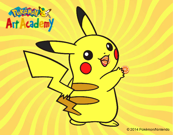 Pikachu de espaldas