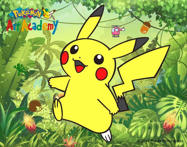 Pikachu en Pokémon Art Academy