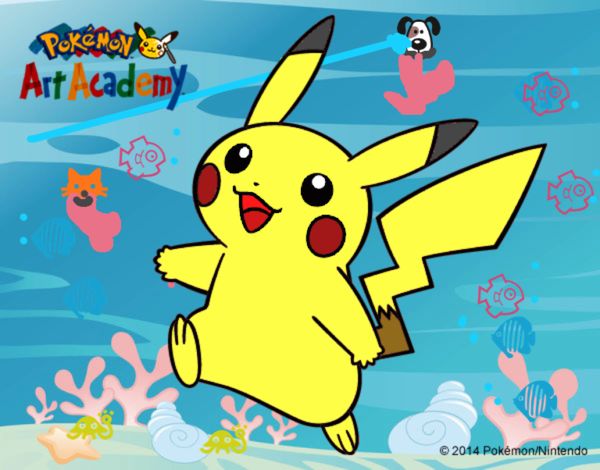 Pikachu en Pokémon Art Academy