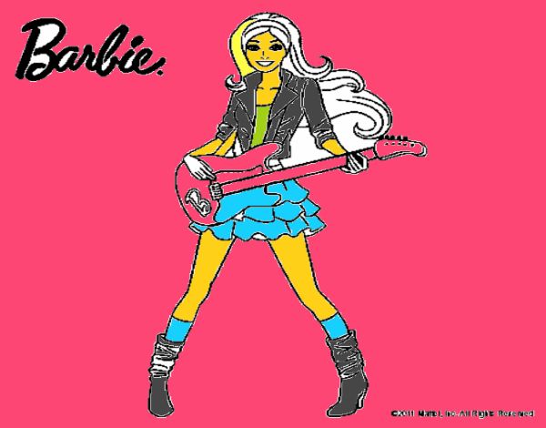 Barbie guitarrista