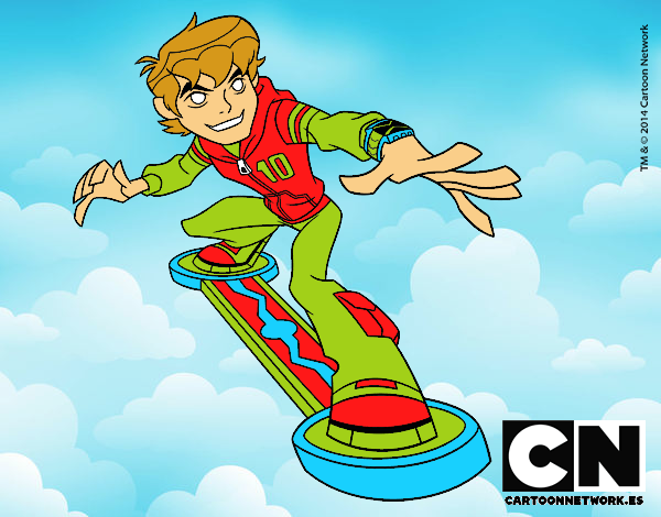 Ben 10 skateboard