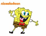 Bob Esponja saludando