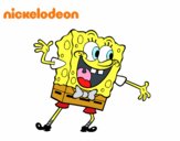 Bob Esponja saludando