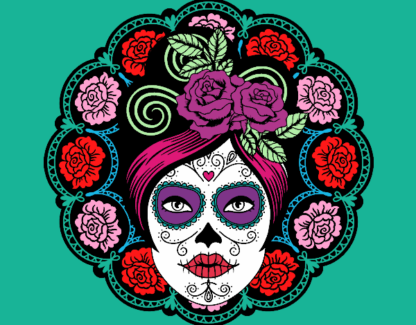 Calavera mejicana femenina