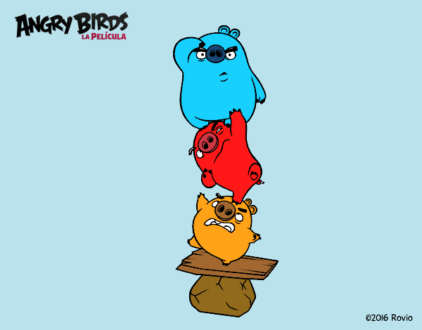 Cerdos verdes de Angry Birds