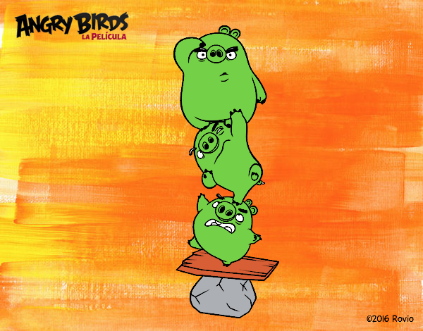 Cerdos verdes de Angry Birds