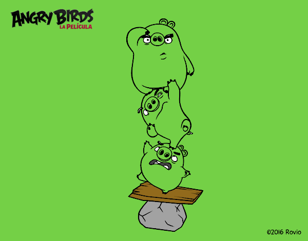 Cerdos verdes de Angry Birds