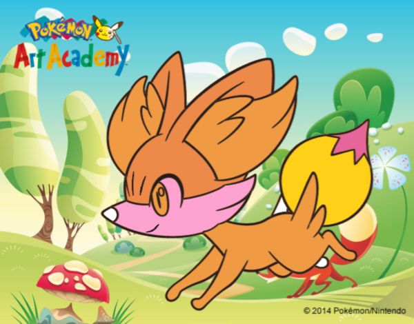 Fennekin corriendo