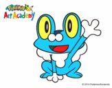 Froakie saludando