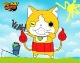 Jibanyan guiñando el ojo