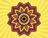 Dibujo Mandala flor de girasol pintado por stepha19