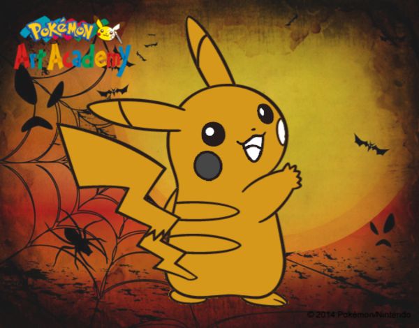 Pikachu de espaldas