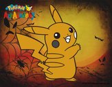 Pikachu de espaldas