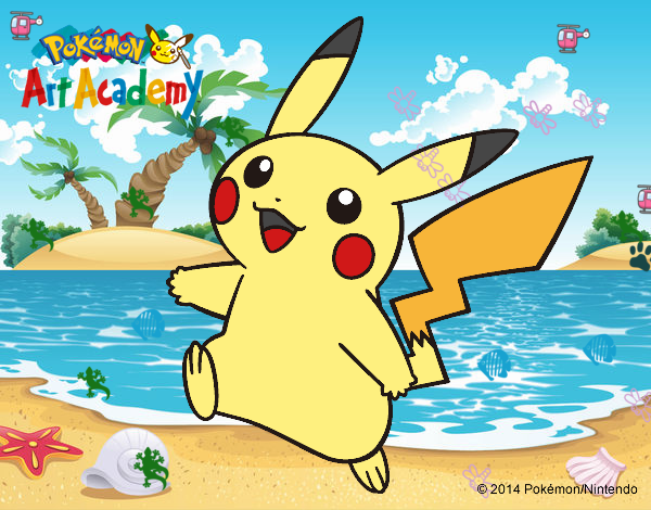 Pikachu en Pokémon Art Academy