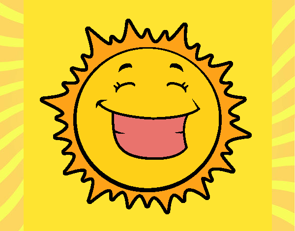 Dibujo Sol sonriendo pintado por stepha19