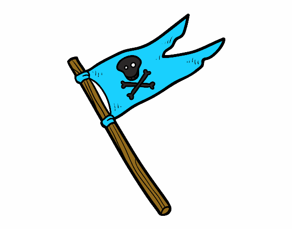 Una bandera pirata