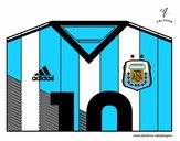 Camiseta del mundial de fútbol 2014 de Argentina