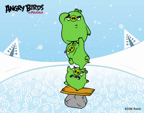 Cerdos verdes de Angry Birds