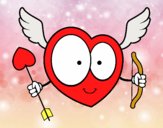 Dibujo Corazón Cupido pintado por victormcl0