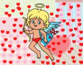 Cupido con su arco mágico