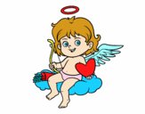 Cupido en una nube