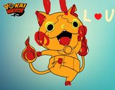 Jibanyan saltando