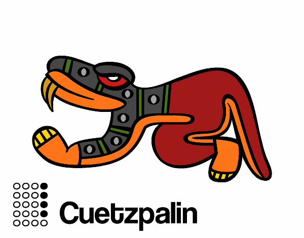 Los días aztecas: el lagarto Cuetzpalin