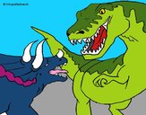 Lucha de dinosaurios