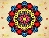 Dibujo Mandala reunión pintado por eimily