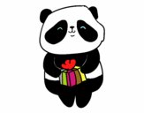 Panda con regalo