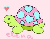 Tortuga con corazones