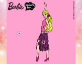 Dibujo Barbie flamenca pintado por carrusel