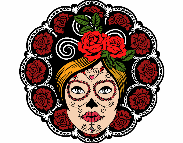 Calavera mejicana femenina