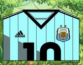 Camiseta del mundial de fútbol 2014 de Argentina