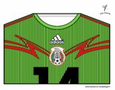 Camiseta del mundial de fútbol 2014 de México