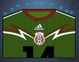 Camiseta del mundial de fútbol 2014 de México