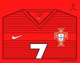 Camiseta del mundial de fútbol 2014 de Portugal