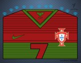 Camiseta del mundial de fútbol 2014 de Portugal