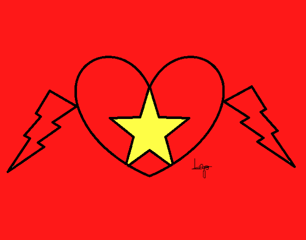 Corazón estrella