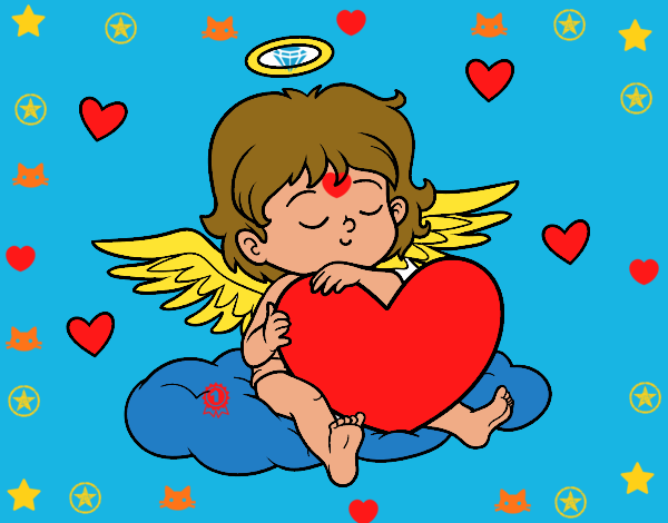 Cupido con corazón