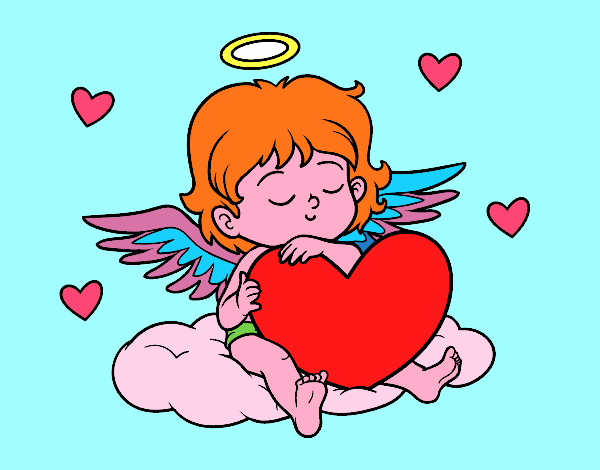 Cupido con corazón