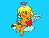 Cupido en una nube