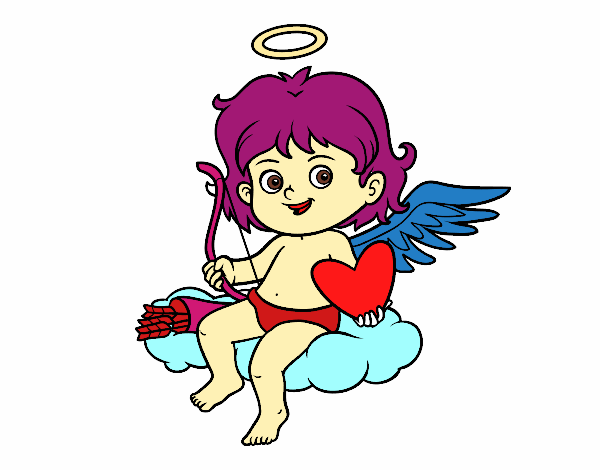 Cupido en una nube