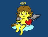 Cupido en una nube