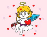 Cupido en una nube